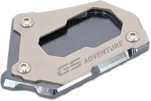 BROEL Prolunga cavalletto laterale moto Per BMW Per R1250GS Per R 1200 GS LC ADV R1250GS Per Adventure R 1250 GS Prolunga cavalletto moto Prolunga cavalletto laterale Cavalletto laterale (Colore : Titanio