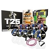 De los creadores de Insanity.Obtén una hora de resultados en tan solo 25 minutos al día con Focus T25.Incluye 11 entrenamientos de 25 minutos sin pausas en 9 DVDs, una guía de inicio rápido, plan de nutrición, calendarios de entrenamiento, una banda elástica de resistencia de 6,8 kg de B-Lines® y una guía rápida de 5 días (el calendario y el material impreso se encuentran dentro del archivador de los DVDs envuelto en plástico) (idioma español del material no garantizado).
