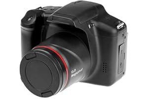 Wopohy Cámara Digital, cámara HD SLR con Zoom 16X, Interfaz AV, cámaras Digitales, cámara compacta, cámara de Bolsillo con Pantalla TFT LCD de 3 Pulgadas para niños, Adultos, Principiantes