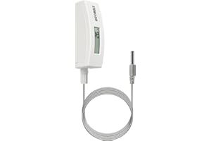 ECOWITT Water Temperature Sensor, Waterproof Water Tester Digital with LCD Display, 11.8 inch Temperature Probe Sensor Indoor and Outdoor Use WN34AL