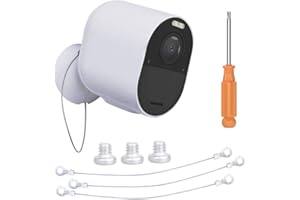 HOLACA Łańcuch zabezpieczający przed upadkiem i upadkiem do Arlo Ultra Arlo Ultra 2 Arlo Pro 3 Arlo Pro 4 - dodatkowe zabezpieczenie dla aparatu Arlo Ultra Arlo Pro 3 Arlo Pro 4 (3 szt.)