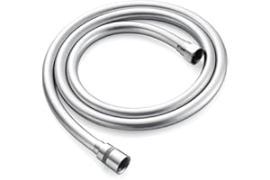 GRIFEMA G852-20 Flexible Anti-Torsion, Tuyau de Douche 2.0 M, Caoutchouc, Blanc