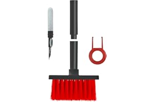 KATELUO Kit de Limpieza 5 en 1 para Teclado y Auriculares Bluetooth con Herramientas para Polvo (B)
