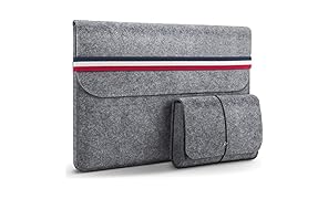 HOMIEE Custodia Morbide15.6 inch, Custodia PC 15.6 in, Borse per PC Portatili 15.6 inch in Feltro