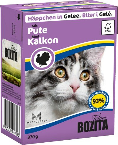 Preisvergleich Produktbild BZ Cat Häpp.Gel.Pute 370gT