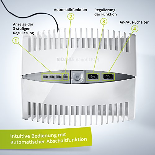 Dahle 80100-11705 nanoClean Luftreiniger mit HNF3 Hochleistungs-Nanopartikelfilter - 5