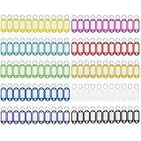 Diseño de Unquie: cada etiqueta de plástico viene con un inserto de tarjeta de papel blanco para escribir algo, y hay una cubierta de plástico para proteger el papel interior que no esté sucio o dañado por el agua o el sudor. La hoja de papel se puede quitar y voltear o reemplazar, lo que le permite reutilizar fácilmente cada etiqueta para otras llaves o elementos.