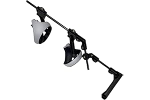 HUAYUWA Adjustable VR Controller Stock Magnetic Suction Stabilization Shooting Stand Compatible for PS VR2 VR Touch Controller Game Accessories