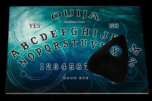 Green Wooden Classic Ouija Spirit hunt Board game with Planchette and detailed instruction.