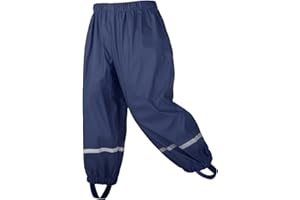 amiyan Kinder Regenhose wasserdichte Atmungsaktiv Buddelhose Matschhose für Mädchen Jungen