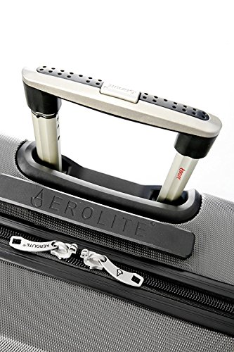 Aerolite leggero 56x45x25cm Easyjet e British Airways BA Cabina massima  Allowance guscio duro di mano viaggio dei bagagli Spinner Valigia a 4 ruote  22in, 41L (Carbone) - Miglioritrolley.it