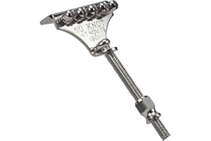 Golden Gate P-115 No-Knot Style Banjo Tailpiece - Nickel