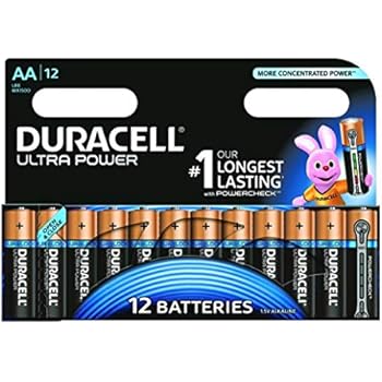 Duracell Ultra AA Mignon Alkaline Batterien LR6, 12er Pack