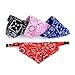 Price comparison product image Runfon Triangular Bandana, Dog Towel, Pet Scarf, Dog Cat Bandana Bow Tie for Collar, Accessories for Harness, Bibs, for Pets, Pale Colour