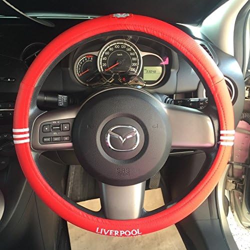 Liverpool FC Steering Wheel Cover (Premium Faux Leather)