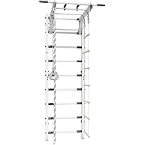 Parete Attrezzata K-Sport Con 8 Pioli | Portata 250 Kg | Barra Per Trazioni E Arrampicata | Interno/Esterno - Foto 7