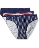 DIM Lot de 3 Boxers Femme Coton POCKETS STRETCH Sunday Bloom