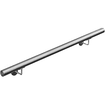 FERMEG Etruskischer Handlauf Aus Schmiedeeisen - 1500 Mm, Anthrazit-schwarz, Mit Halterungen & Dübeln, Made In Italy
