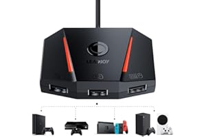 leadjoy VX2 Aimbox Convertitore per Tastiera del Mouse per Nintendo Switch, Adattatore Tastiera Mouse Con jack audio da 3,5 mm Compatibile con Xbox One/Xbox Series X/S