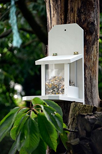 dobar 22229e Eichhörnchen-Futterstation in edlem, große XL, weiß - 6
