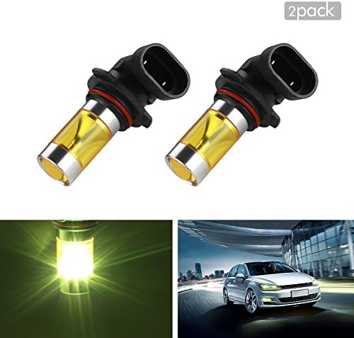 LED Fog Light Bulb 9006 Hb4,ZISTE LED Fog Light bulb CREE XBD LED Bulbs For Cars, Yellow Color