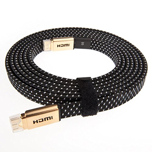 Laptone PRO GOLD HDMI Kabel HDMI V2.0 / 1.4a (Neuster Standard) Ultra HD 4K 3D PS4 Full HD 1080p 2160p ARC Highspeed mit Ethernet -3m - 5