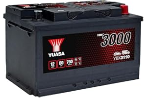 Yuasa YBX3110 12V 80Ah 760CCA Sealed Maintenance Free High Performance Car Battery