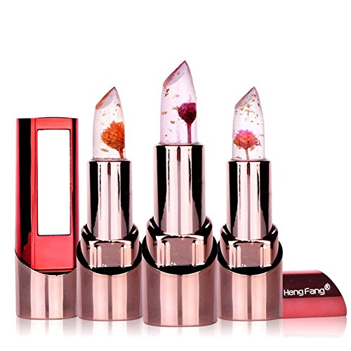 Lippenstift Richoose Lange haltbare Farbwechsel Feuchtigkeitsspendende Glanzblume Professionelle helle Surplus Lippen Kosmetik Mit einem schönen Spiegel für Mode Frauen - 5