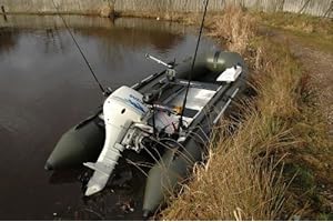 Bison MARINE OLIVE GREEN INFLATABLE FISHING SPORTS AIR RIB BOAT 13ft