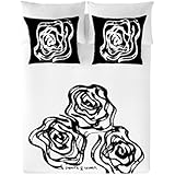 Devota & Lomba Rosas - Juego funda nórdica, 220 x 240 cm