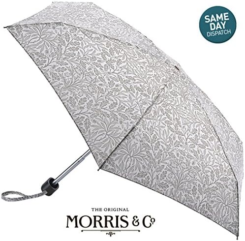 William Morris &amp; Co. Acorn Pure Tiny Folding Handbag Size Umbrella 16.5cm Length Closed