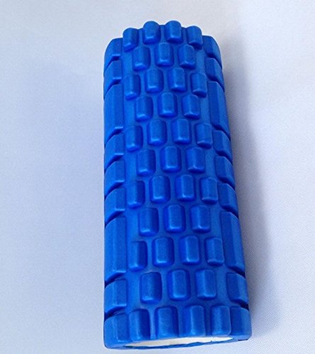 Rodillo de espuma ultraligero para fisioterapia, yoga, pilates, alivio del dolor muscular intenso en cuerpo y piernas, masaje muscular para fitness, masaje de espalda - Azul