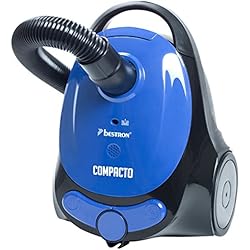 Bestron Aspirateur traineau tendance avec sac de 1,3 L, Rayon d'action : 6 m, 800 W, Bleu/Noir