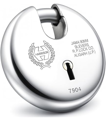 Jaguar Steel 8 Levers Shutter Lock (Pack of 4, Silver) : Amazon.in