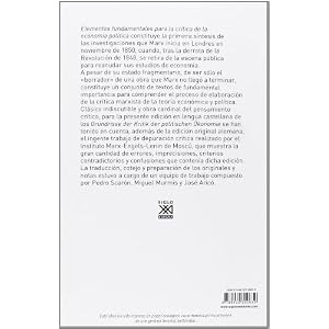 Elementos fundamentales para la crítica de la economía política: Elementos Fundamentales Para Lacritica.Volumen 2 (Biblioteca del pensamiento socia