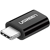Ugreen Micro USB to Type-C D&ouml;n&uuml;şt&uuml;r&uuml;c&uuml; Adapt&ouml;r&uuml;, Siyah