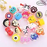  Teepao 10 Paquetes Cute Cable Saver Surtido de Lightning Charger Data Protector de Cable Saver Protector iPhone Accesorio Cute Cartoon Cable Protector Case