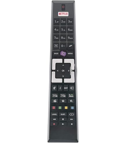 Controllo Remoto Telefunken Rc5118 Telecomando Di Ricambio Per TV Telefunken Modello RC5118 - Compatibile Con Netflix E YouTube, Funziona Senza Programmazione Telecomando Tv Ricambio Netflix Youtube