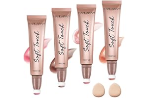 FCXQG Creme Bronzer Milk Contour Stick Key Best Cream Flüssiger Highlighter Stick mit Kissen Applicator Befestigt Lang Anhaltende Natürlichen Mattes Finish Silky Cream Gesicht und Bronzer