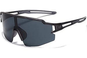 MUSELK Sports Sunglasses Men Women Cycling Glasses Sunglasses Polarised Sunglasses for Outdoor Activities MTB Road Bike Cycling Biking Ski Sunglasses with UV400