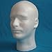 Foam Model Head, FEITONG Male Styrofoam Mannequin Manikin Head Model Foam Wig Hair Glasses Display (1Pc, white)