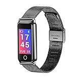NUO-Z Smart Watch Männer Frauen Armbanduhr Sport Aktivität Fitness Tracker Pedometer Herzfrequenz Blutdruck Uhren IOS Android Smartwatch ， 0,96 Zoll