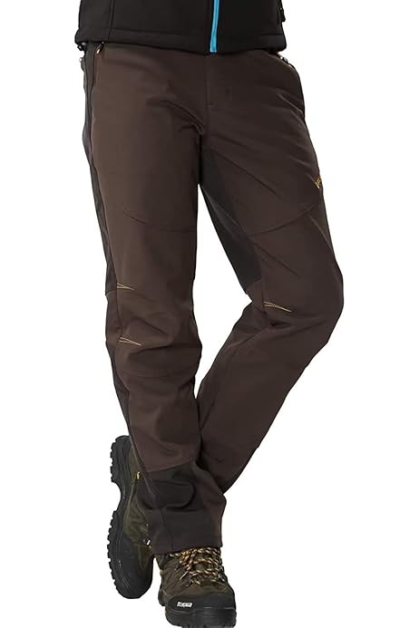 Jeans Damen FLYGAGA Damen Softshell-Hose – Winddicht, Gefüttert