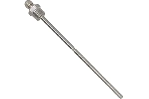 OTOMATICO 1/2 pollice - pozzetto acciaio inox inossidabile immersione per termometro produzione birra kit di 30mm 50mm 100mm 150mm 200mm 300mm 400mm 500mm (200mm)