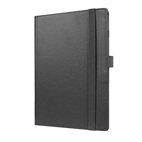 AVIDET Lenovo Yoga Book 10.1 Hülle Case Etui Tasche, Slim Fit Folio Premium PU Kunstleder Schutzhülle Tasche Etui Smart Cover mit Ständerfunktion für Lenovo Yoga Book 10.1 Tablet-PC (Schwarz) - 4
