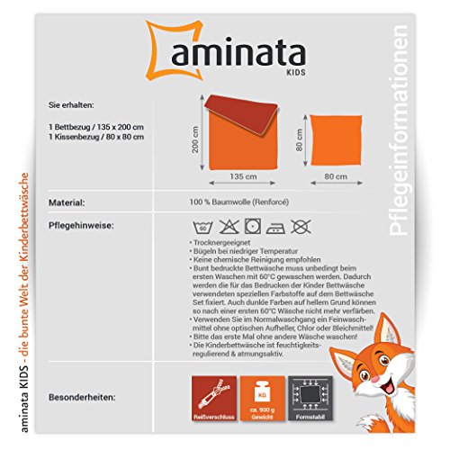 Aminata – Bettwäsche 135×200 cm Mikrofaser + Reißverschluss Sterne Hellgrau Silber Weiß Bettbezug Sternchen Stars Wendebettwäsche 2-teiliges Bettwäscheset Bezug Ganzjahr Normalgröße Jungen Mädchen - 8