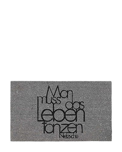 Räder - ZUHAUSE - Fußmatte - Kokosbast "Man muss das Leben tanzen" 45 x 75 cm