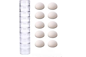 OTCRAFT Lot de 10 boîtes de rangement en mousse pour mélange d'encre, pour le scrapbooking, la peinture, le dessin, les fournitures d'art, les outils de gaufrage