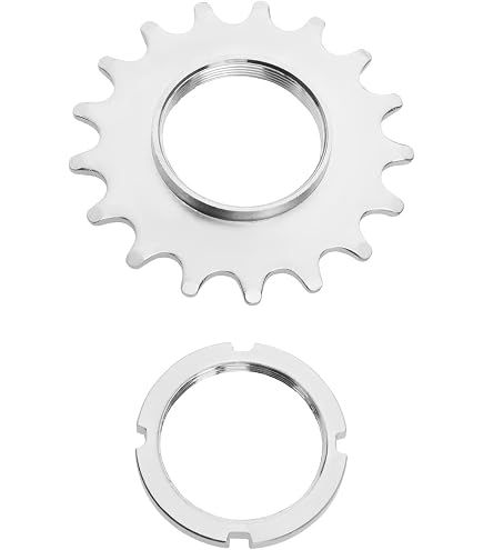 Pignon Fixe POLSO FC003 – Acier Inoxydable Chromé – 12T à 18T – Mécanisme De Verrouillage – Pour Vélo à Pignon Fixe Ou Single Speed