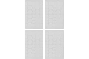 PINSOFY 36 Stück/Blatt Warzenentferner, ultradünne, trocken abfallende Hautetiketten-Aufkleber